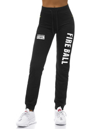 Spodnie dresowe damskie czarne OZONEE O/82053