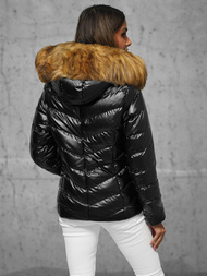 Куртка жіноча Чорно-Коричнева OZONEE JS/5M3138/392B