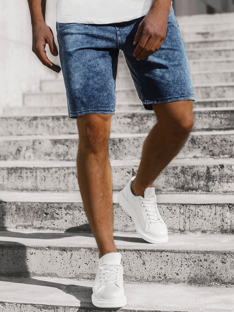 Шорти джинові чоловічі Синi OZONEE JS/KK1070/1