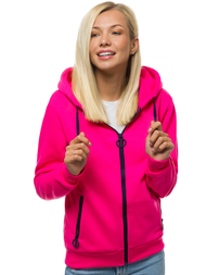 Bluza rozpinana damska różowa OZONEE JS/KSW3010