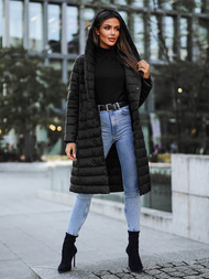 Жіноче пальто чорний OZONEE JS/5M3159/392Z