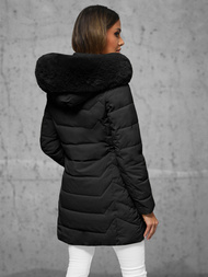 Куртка жіноча чорна OZONEE JS/16M9121/392