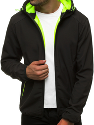 Куртка softshell чоловіча Чорна OZONEE JS/KS2189