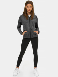 Жіноча Толстовка Чорна OZONEE JS/HD111/1