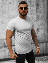 T-shirt męski slim fit szary OZONEE NB/MT3001