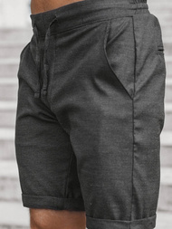 Шорти джинові чоловічі Чорнi OZONEE DJ/1012