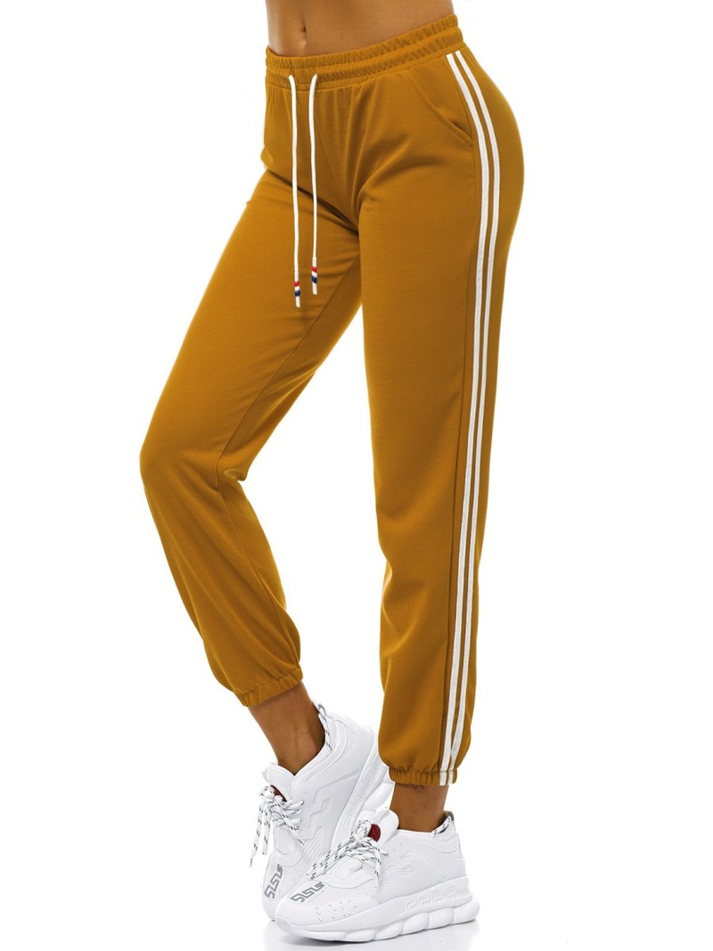 Spodnie dresowe damskie camel OZONEE JS/1020/A10