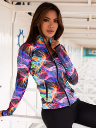 Жіночий спортивний костюм з трьох частин Кольоровий OZONEE O/MS09Z