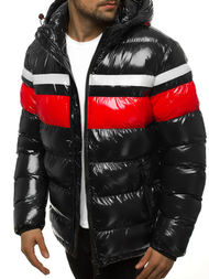 Kurtka zimowa męska pikowana czarna OZONEE N/6463