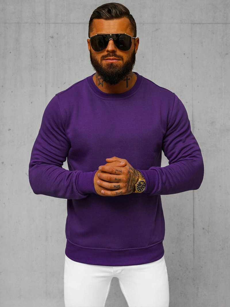 Толстовка чоловіча Фiолетова OZONEE JS/2001-10Z