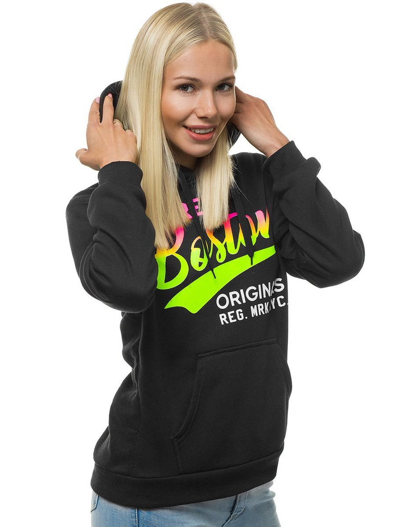 Bluza damska czarna OZONEE JS/KSW2010