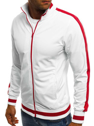 Bluza męska rozpinana biała OZONEE O/2126