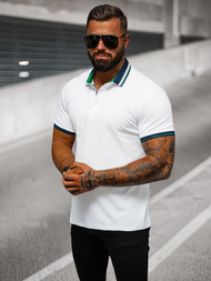 Футболка Поло Чоловіча Бiла OZONEE O/DA729