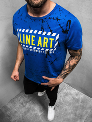 Футболка чоловіча Синя OZONEE JS/KS2029Z