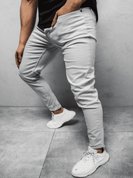 Spodnie jeansowe męskie szare OZONEE O/4641