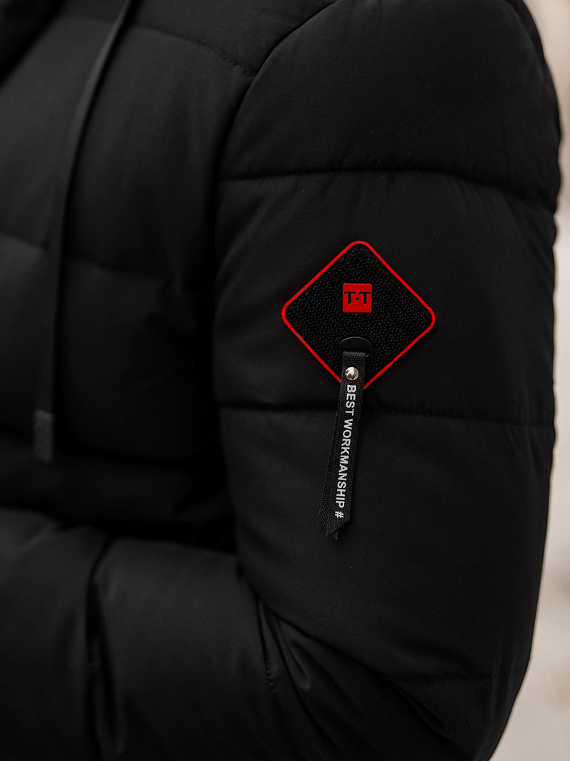 Куртка зимова чоловіча чорна OZONEE JS/31M5031/392Z