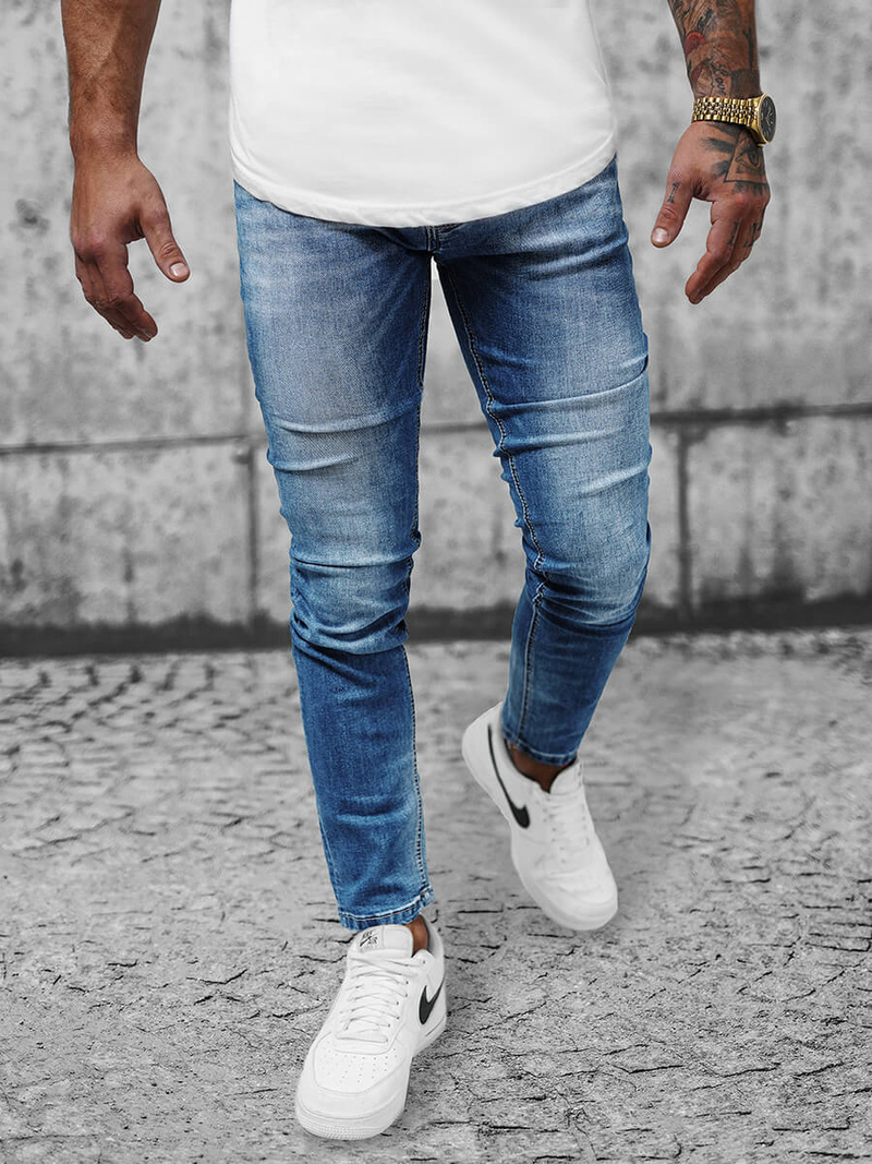 Чоловічі джинси Яскраво-Синi OZONEE NB/MP0021BCZ