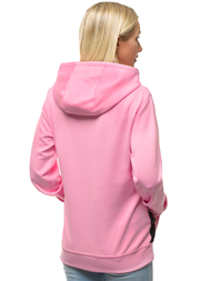 Bluza z kapturem damska jasno-różowa OZONEE JS/JK88125/20