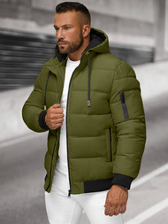 Kurtka męska pikowana khaki OZONEE JS/31M5003Z