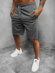 Spodenki dresowe męskie grafitowe OZONEE JS/8K100/5