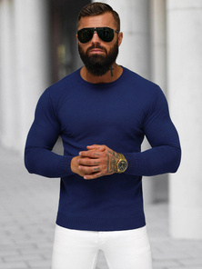Sweter męski ciemno-niebieski OZONEE NB/MMB602/5Z
