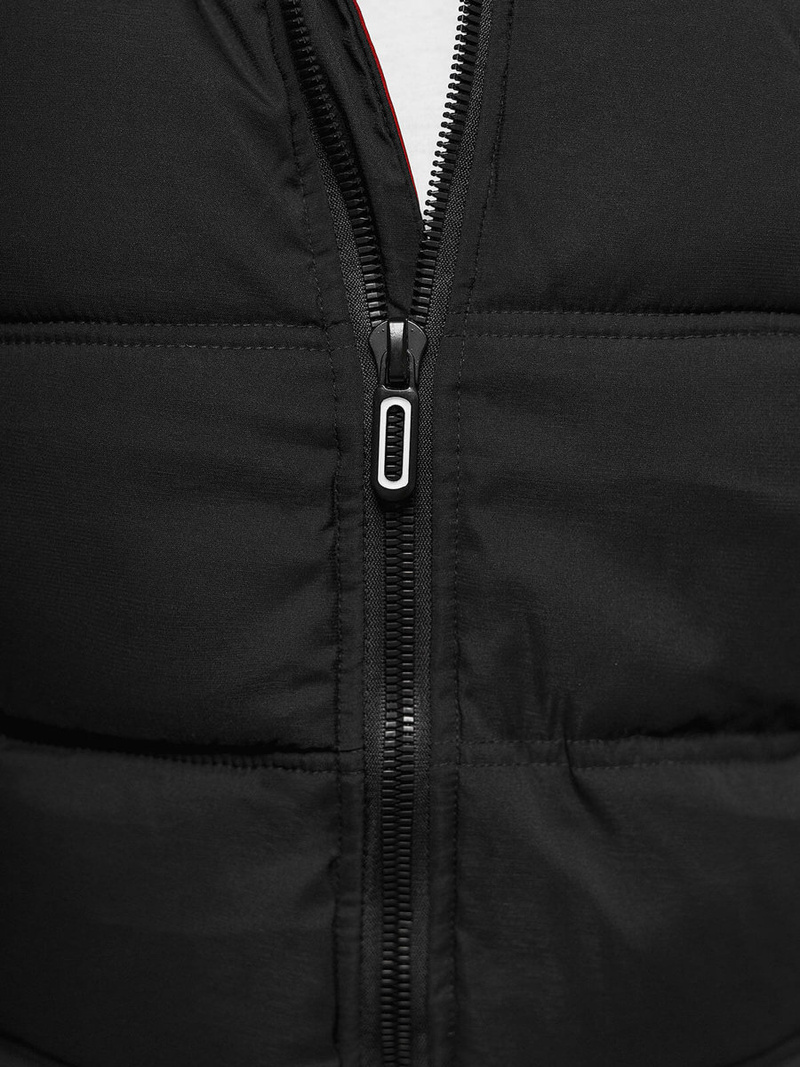 Kamizelka męska z kapturem czarna OZONEE JS/84M3027/392