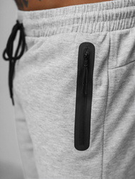 Spodenki dresowe męskie szare OZONEE JS/17K533/2