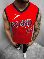 Майка чоловіча Червона OZONEE JS/68S10175