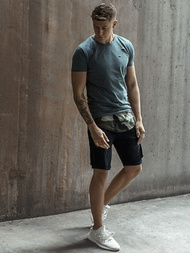 T-Shirt męski grafitowy OZONEE O/1115Z