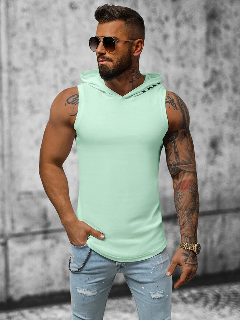 Майка чоловіча м'ятна OZONEE O/2537Z