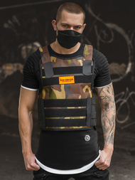 Kamizelka taktyczna męska moro OZONEE PE/4003