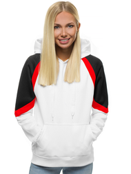 Жіноча Толстовка Бiла OZONEE JS/JK88118/1