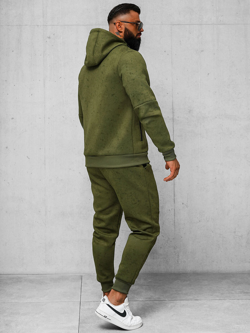 Komplet dresowy męski zielony OZONEE JS/27C6503/29