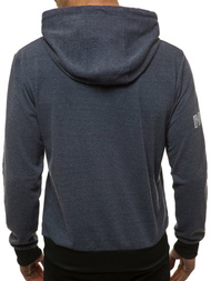 Bluza z kapturem męska granatowa OZONEE JS/DD20131