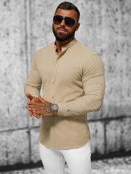 Cорочка чоловіча Бежева OZONEE O/V56