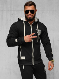 Спортивний костюм чоловічій чорний OZONEE O/FF5032AB