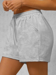 Spodenki dresowe damskie szare OZONEE JS/8K950/2