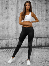 Legginsy damskie czarne OZONEE O/YY9261