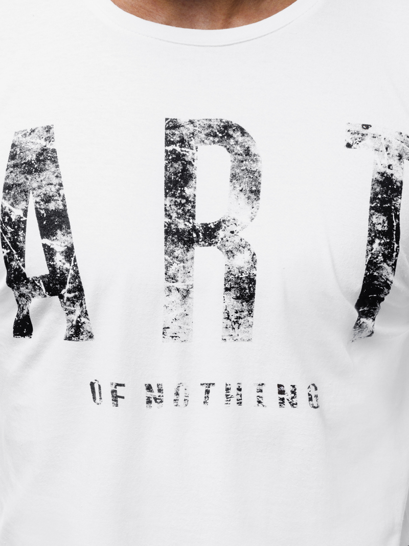 Longsleeve męski biały OZONEE O/1292Z