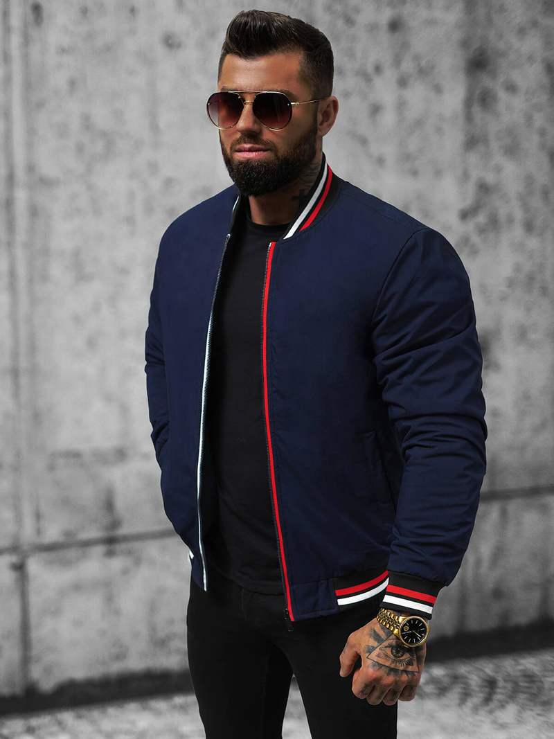 Куртка чоловіча tемно-cиня OZONEE JS/84M3001/215