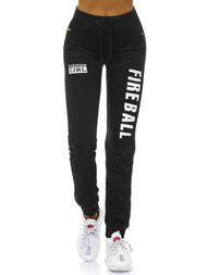 Spodnie dresowe damskie czarne OZONEE O/82053