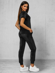 Спортивний костюм жіночий Чорний OZONEE JS/35C1611/3