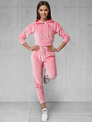 Komplet dresowy dwuczęściowy jasno-różowy OZONEE O/13121