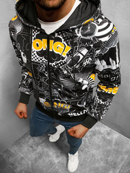 Толстовка чоловіча Чорна OZONEE O/HM750Z