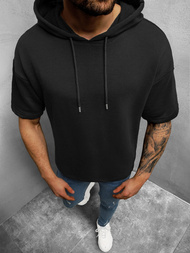 Bluza z kapturem męska czarna OZONEE B/20402009Z