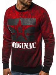 Толстовка чоловіча Червона OZONEE JS/DD257