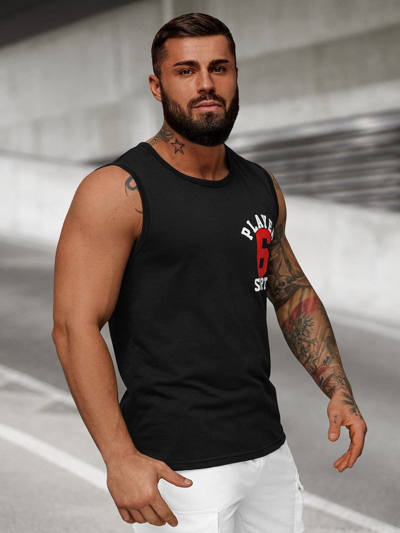 Футболка Чоловіча Чорна OZONEE JS/8B1717/3Z