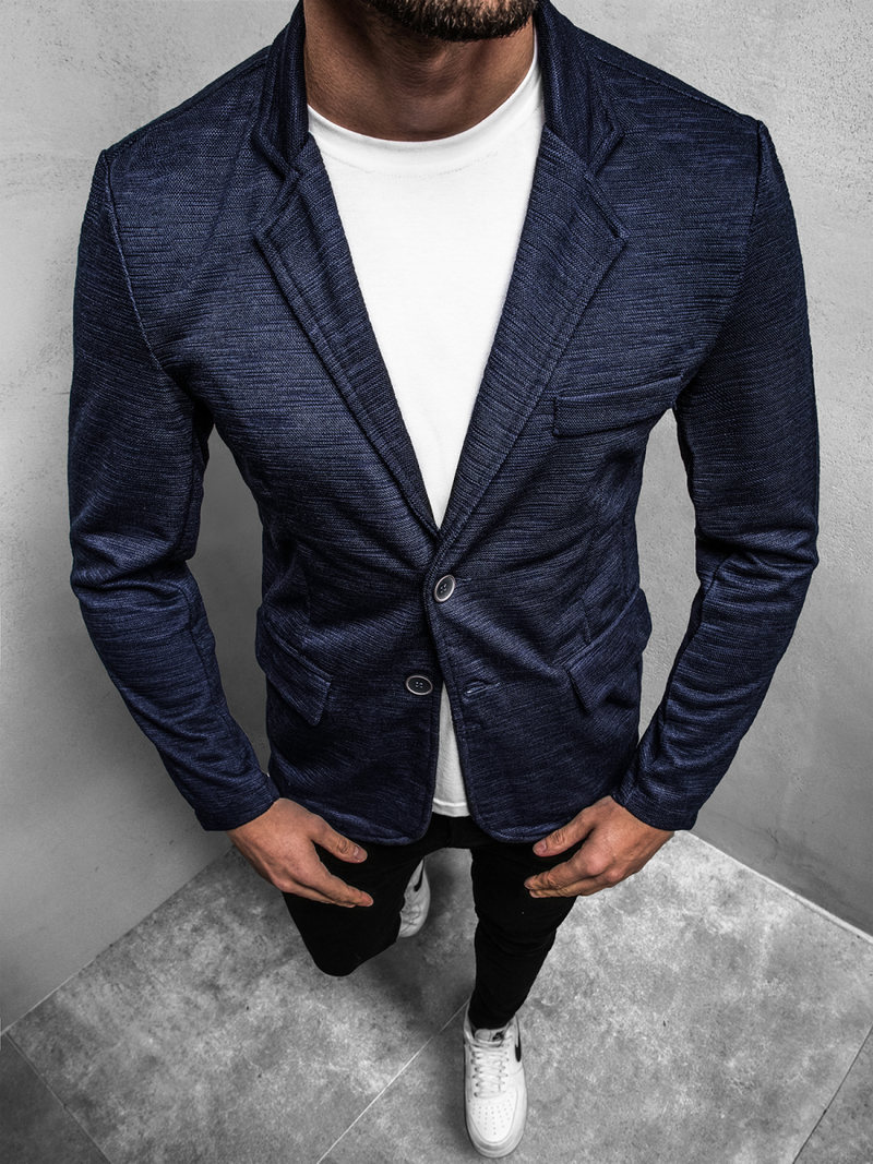 Marynarka męska granatowa OZONEE O/7301