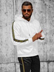 Komplet dresowy męski biały OZONEE JS/3C555