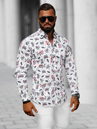 Koszula męska biała OZONEE O/733914